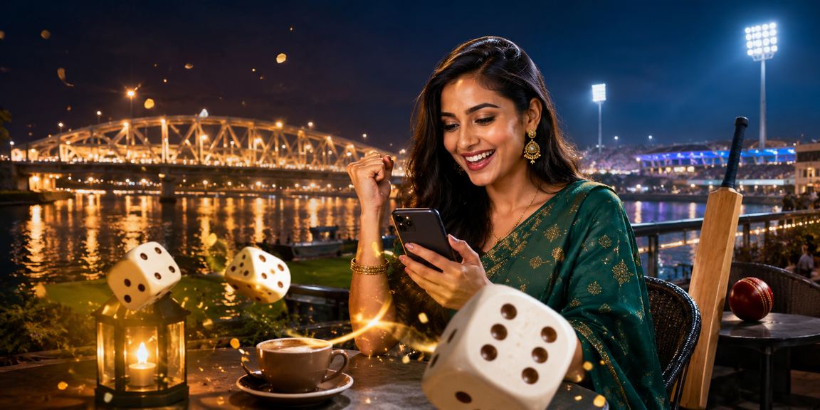 রাজশাহীর একজন বাংলাদেশি মডেল ক্রিকেট ও লটারি বেটিং উপভোগ করছেন